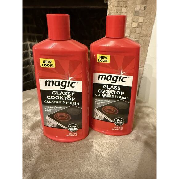 2x Magic Glass Cooktop Cleaner & Polish 16 oz Sealed - Picture 1 of 3